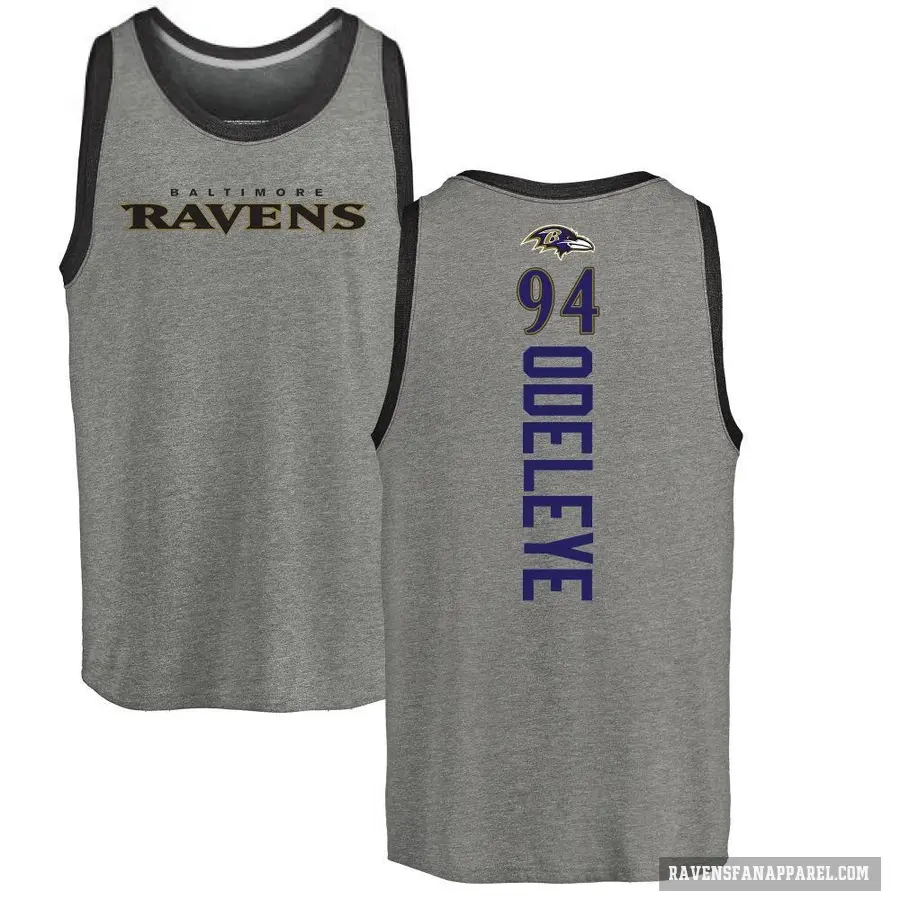 Youth ＃94 Adedayo Odeleye Baltimore Ravens Ash Backer Tank Top